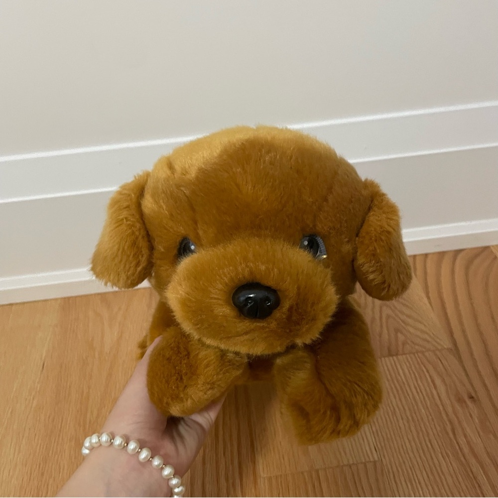 Plush Dog Toy - Brown